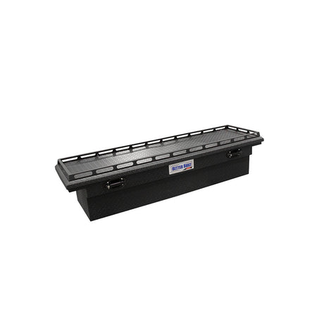 Better Built 79211116 69" Sec Saddle Truck Tool Box, Low Profile, Rail System, Matte Black