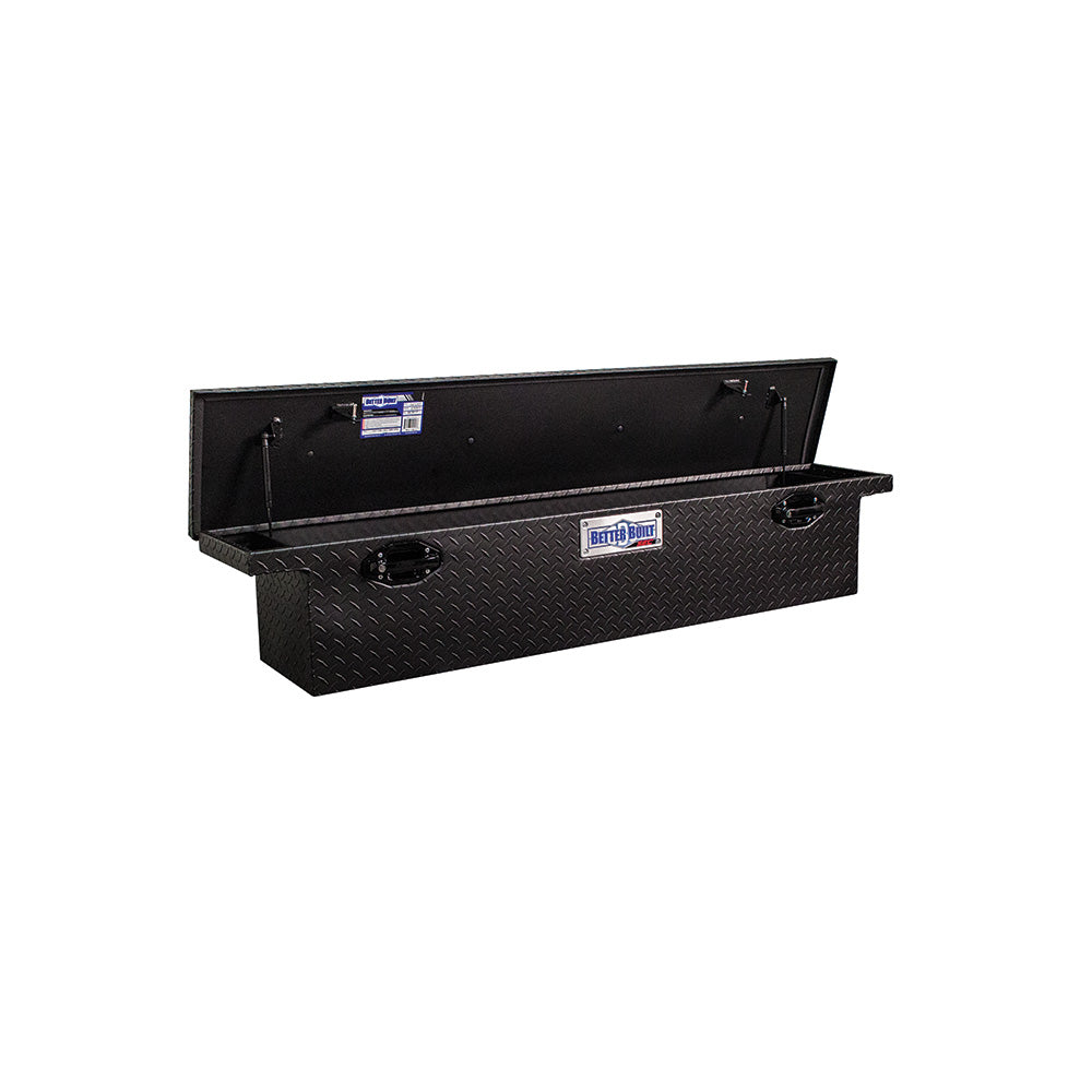 Better Built 79212422 69" Sec Saddle Truck Tool Box, Low Profile, Narrow, Matte Black - 2