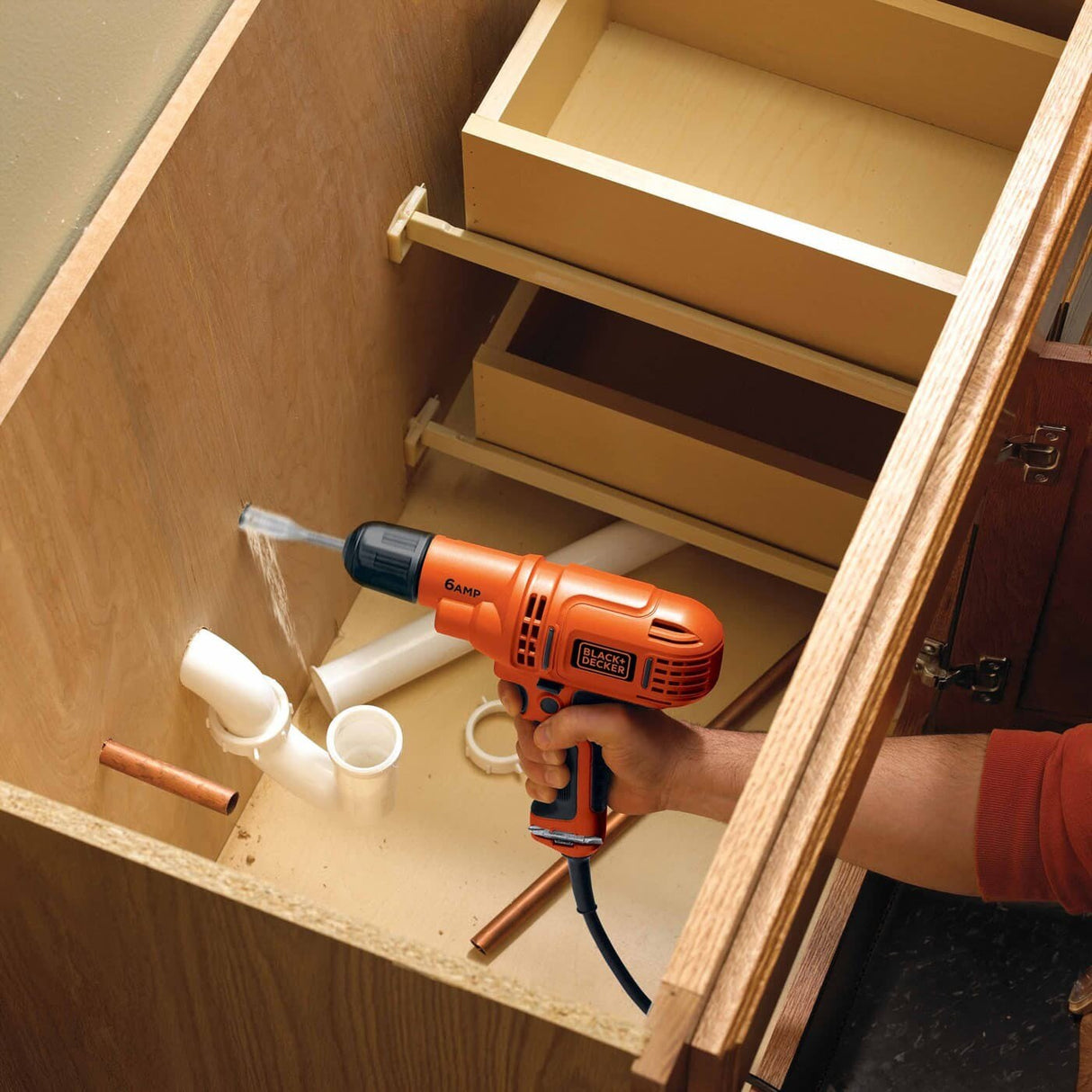 Black & Decker DR340C 6 AMP CORDED DRILL W/O BAG - 4