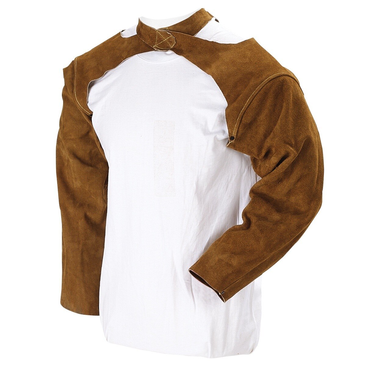 Black Stallion 25SLV Side Split Cowhide Welding Sleeves with Adjustable Sling Strap 25 in. Length (Pair)