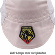Black Stallion AH1630-GS-L FR Cotton Welding Cap, Gray/Stone Khaki, Large