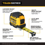 DeWalt DWHT37925S TOUGHSERIES 25" Magnetic Tape Measure with Removable Hook Magnet - 2