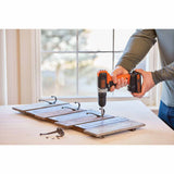 Black & Decker BCKSB62C1 20V MAX* Drill with 63 pc. Hand Tool and Accessory Home Project Kit - 9