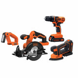 Black & Decker BD4KITCDCMSL 20V MAX Lithium 4 Tool Combo Kit (BD4KITCDCMSL) - 2