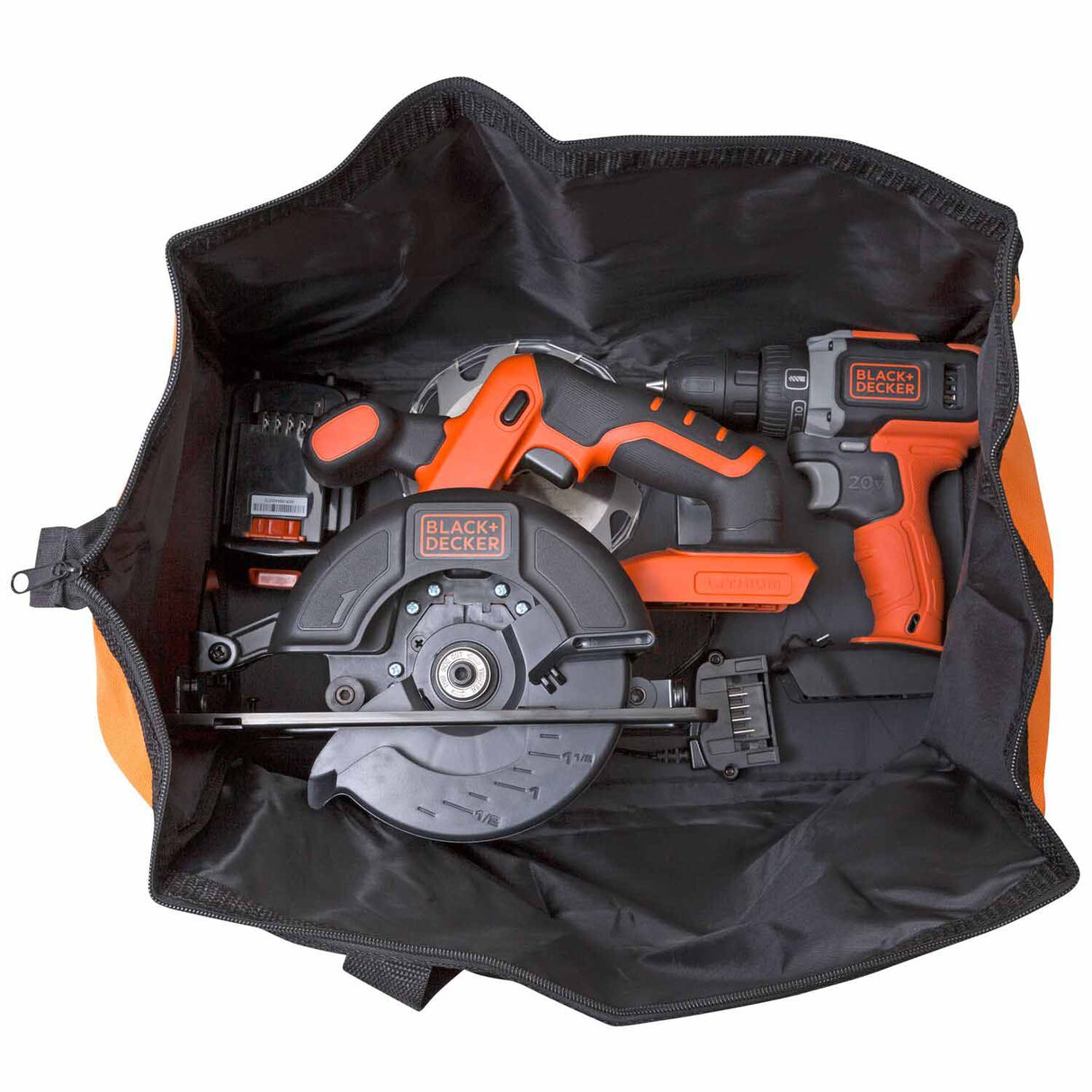 Black & Decker BDCD220CS 20V MAX* Lithium Ion Drill/Driver + Circular Saw Combo Kit - 5