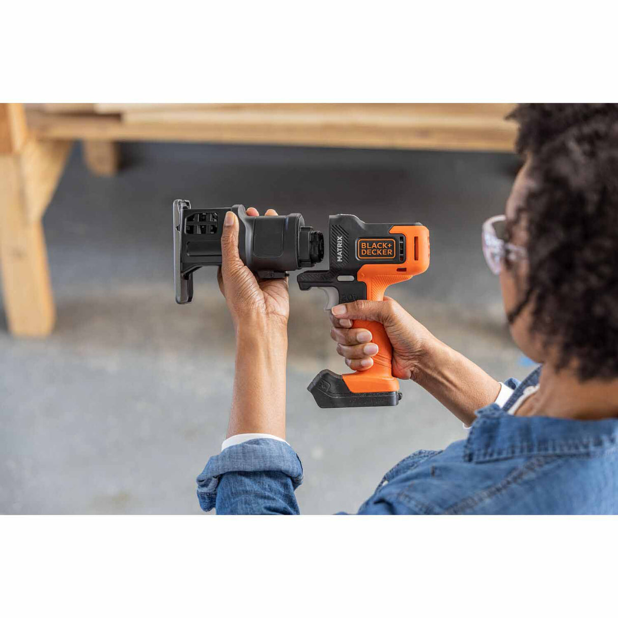 Black & Decker BDCMTJS Matrix Jig Saw Attachment (BDCMTJS) - 12