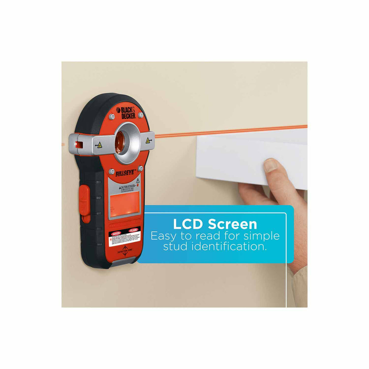 Black & Decker BDL190S Bullseye Auto-Leveling Laser with Stud Sensor - 11