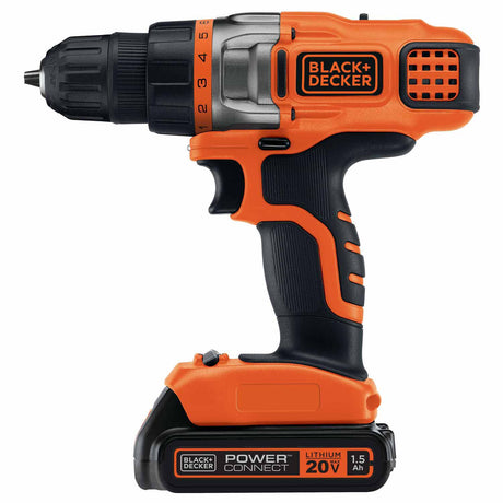 Black & Decker LDX220C 20V MAX* Lithium Cordless 2 Speed Drill (LDX220C)