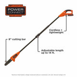 Black & Decker LPP120 20-volt Lithium Ion (Li-ion) 8-in Cordless Electric Pole Saw - 6