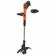 Black & Decker LSTE525 EASYFEED 20V MAX 12-in Straight Cordless String Trimmer & Edger (LSTE525)