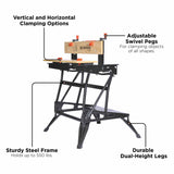 Black & Decker WM425 Workmate® 425 Portable Project Center and Vise - 10