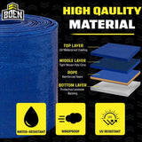 Boen BT-1220 12' x 20' 4.2 mil Multipurpose Blue Polyethylene Tarp with Grommets - 3