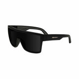 Bomber Eyewear BZ103 Buzz Safety Smoke Glasses with Removable Side Shields, Matte Black Frame