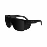 Bomber Eyewear BZ103 Buzz Safety Smoke Glasses with Removable Side Shields, Matte Black Frame - 3