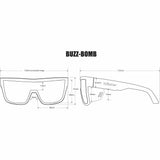 Bomber Eyewear BZ103 Buzz Safety Smoke Glasses with Removable Side Shields, Matte Black Frame - 7