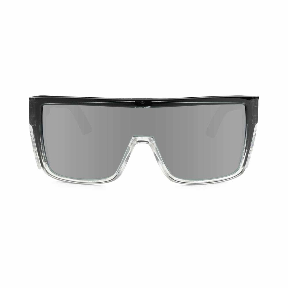 Bomber Eyewear BZ104 Buzz Safety Silver Mirror ANSI Z87+ Sunglasses with Removable Side Shields - 2