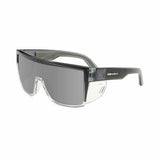 Bomber Eyewear BZ104 Buzz Safety Silver Mirror ANSI Z87+ Sunglasses with Removable Side Shields - 3