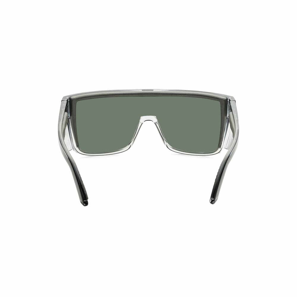 Bomber Eyewear BZ104 Buzz Safety Silver Mirror ANSI Z87+ Sunglasses with Removable Side Shields - 6