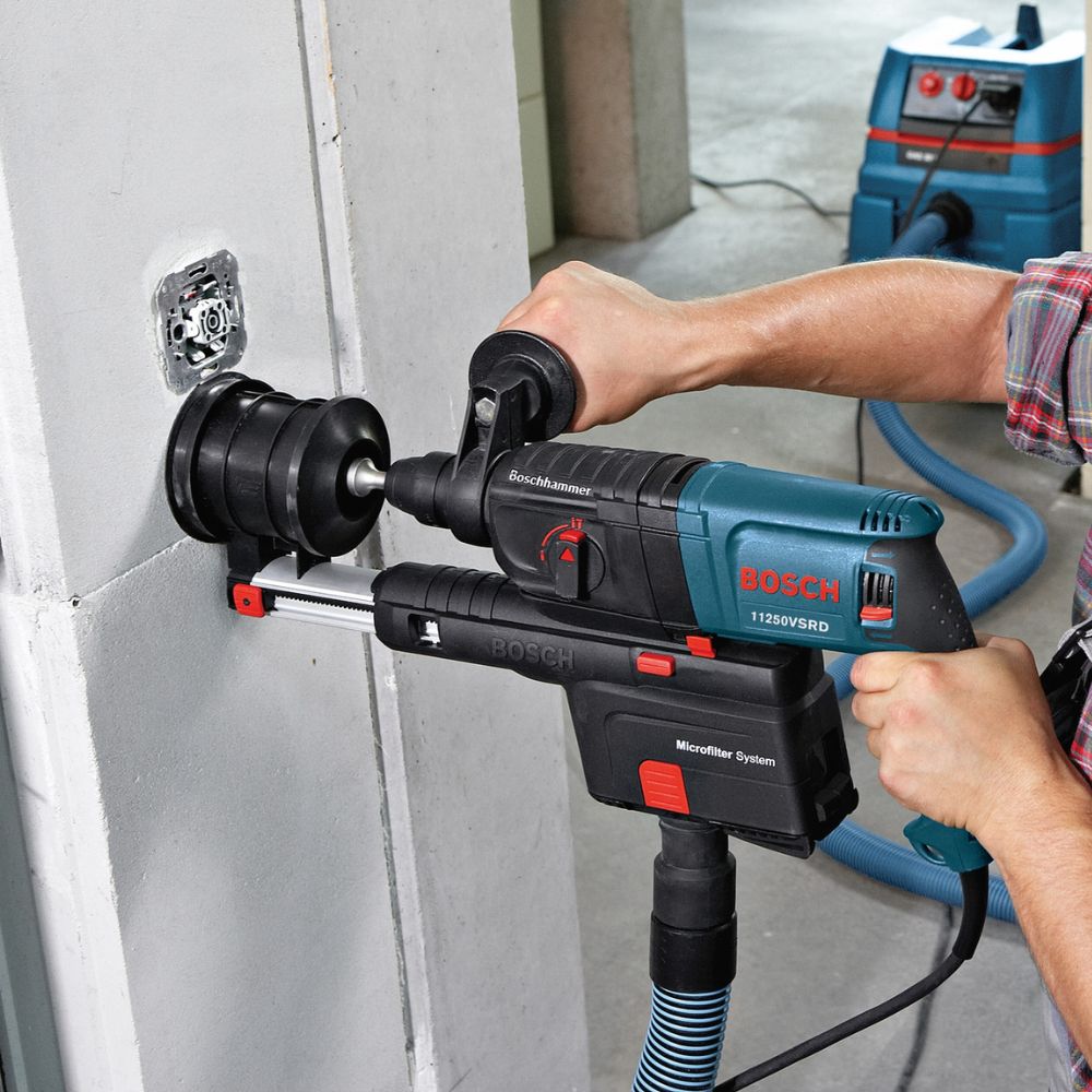 Bosch 11250VSRD SDS-Plus Bulldog 7/8" Rotary Hammer with Dust Collection - 4