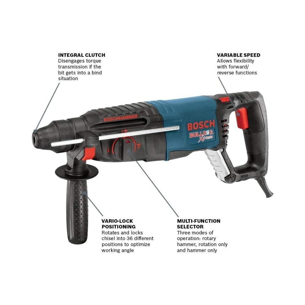 Bosch 11255VSR SDS-Plus® Bulldog™ Xtreme 1" Rotary Hammer - 2