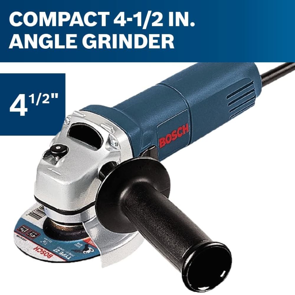 Bosch 1375A Corded 4-1/2" 6 Amp Angle Grinder - 3