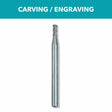 Bosch 193 5/64" 2.0 mm High Speed Steel Carving Bit for Rotary Tools