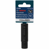 Bosch 27258 7/16" Impact Tough Deep Well Socket with 3/8" Drive - 2