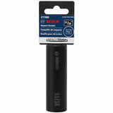 Bosch 27280 11/16" Impact Tough Deep Well Socket with 1/2" Shank Pack - 2