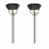 Bosch 404-02 1/2" Nylon Bristle Brushes for Cleaning and Polishing (2 Pack)