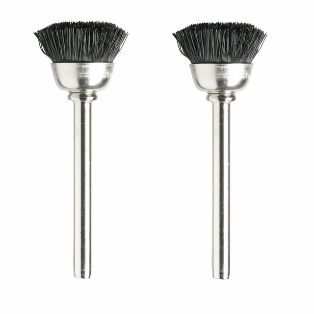 Bosch 404-02 1/2" Nylon Bristle Brushes for Cleaning and Polishing (2 Pack)
