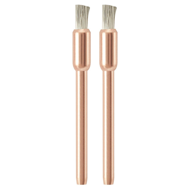 Bosch 532-02 1/8" Stainless Steel Brush Accessories for Cleaning and Deburring (2 Pack)