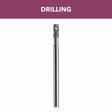 Bosch 662DR 1/8" Diamond Glass Drilling Bit for Glass and Ceramic Tile