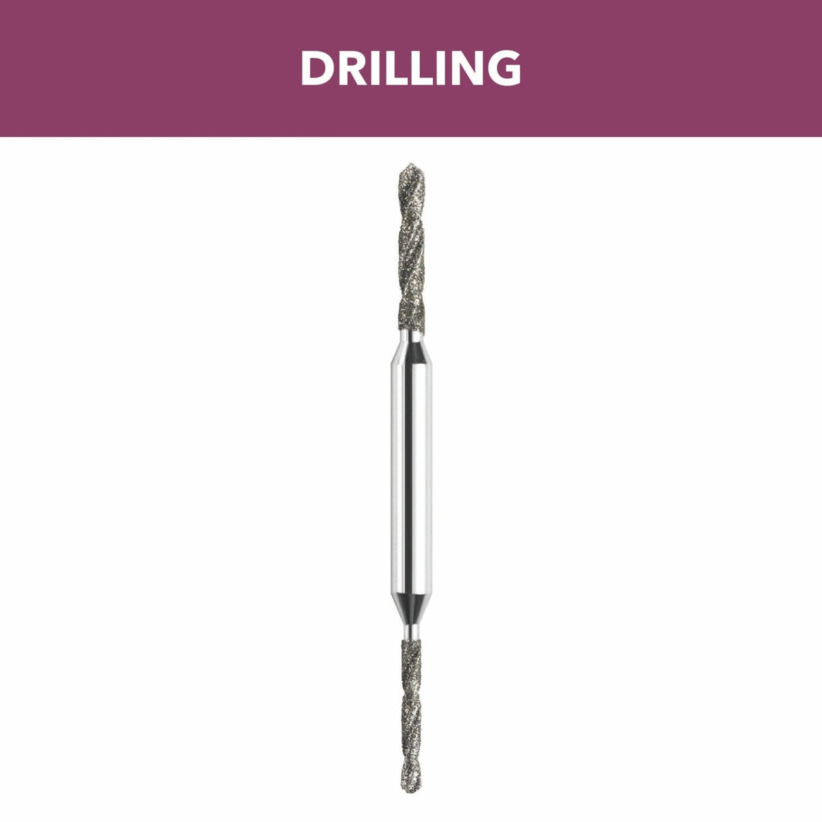 Bosch 664DR 2" Dual Size Diamond Coated Drill FlipBit for Glass Tile Stone and Ceramic