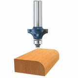 Bosch 84405M 1/4" x 1/2" Carbide Tipped Roundover Router Bit with Bearing