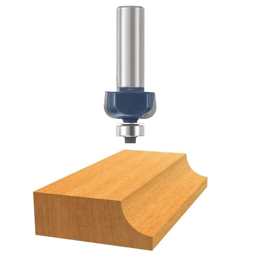 Bosch 84431M 1/2" x 11/16" Carbide Tipped Cove Router Bit with Ball Bearing Pilot