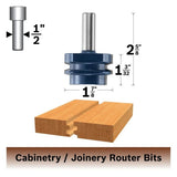 Bosch 84505M 1-7/8" x 1-3/32" Carbide Tipped Reversible Glue Joint Router Bit 1/2" Shank - 2