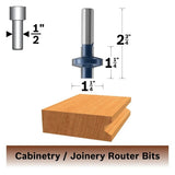 Bosch 84510M 1-1/4" x 1-1/4" Carbide Tipped Wedge Groove Router Bit with 1/2" Shank - 2