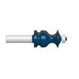 Bosch 84621MC 1" Ogee and Bead Fillet Carbide Tipped Router Bit with 1/2" Shank and Bearing