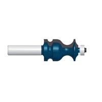 Bosch 84621MC 1" Ogee and Bead Fillet Carbide Tipped Router Bit with 1/2" Shank and Bearing