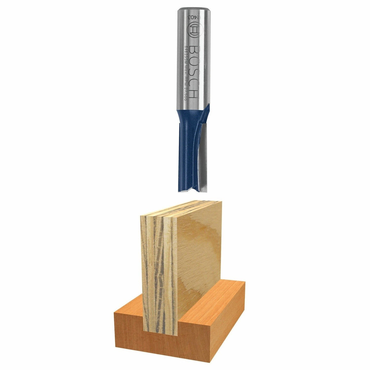 Bosch 84625M 31/64" x 1" Carbide Tipped Plywood Mortising Router Bit - 3