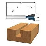 Bosch 84703MC 14 Degree x 1/2" Carbide Tipped Dovetail Router Bit with 1/4" Shank - 2