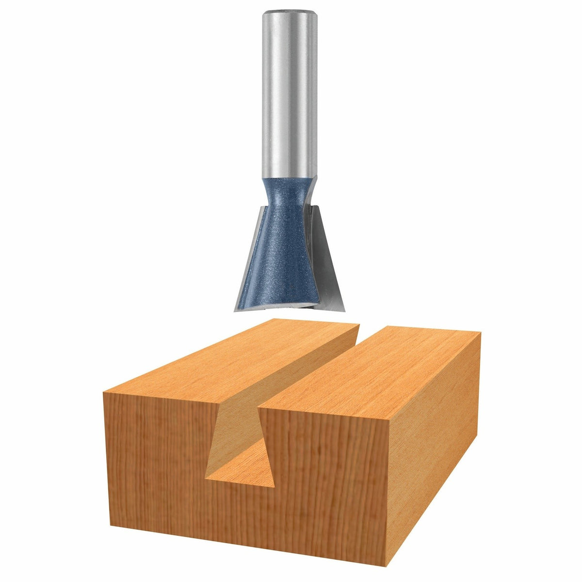 Bosch 84710M 14 Degree x 0.75" Carbide Tipped Dovetail Router Bit for Drawer and Box Joints