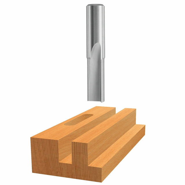 Bosch 85180 1/4" x 1-1/8" High Speed Steel 2-Flute Straight Router Bit