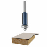 Bosch 85210M 1/16" Carbide Tipped 2-Flute Overhang Cutoff Router Bit with 1/4" Shank