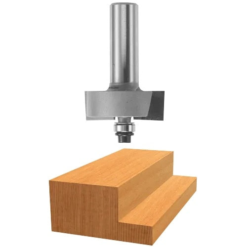 Bosch 85218MC 3/8" x 1/2" Carbide-Tipped Rabbeting Router Bit with 1/4" Shank - 2