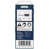 Bosch 85225MC 3/8" x 1" Straight Mortis"g Carbide-Tipped Router Bit with 1/4" Shank - 4