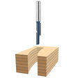 Bosch 85278M 1/2" x 2-3/16" Carbide Tipped Staggertooth Straight Router Bit