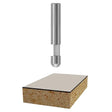 Bosch 85285 1/4" x 1/4" Solid Carbide 1-Flute Flush Trim Router Bit