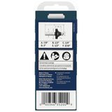 Bosch 85293MC 3/16" x 1/2" Carbide-Tipped Roundover Router Bit for Edge Forming - 4