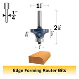Bosch 85295M 5/16" x 1/2" Carbide Tipped Roundover Router Bit with 1/4" Shank - 2